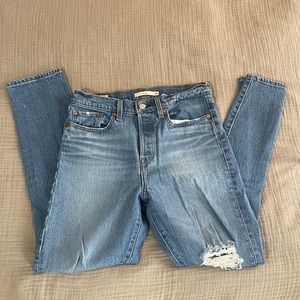 levi's 'wedgie' straight jeans